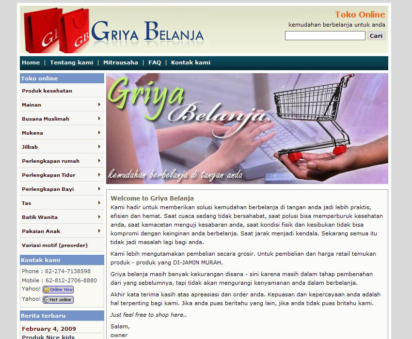 portfolio : Griyabelanja