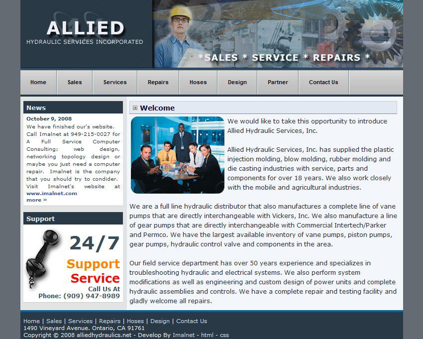 portfolio : Allied hydraulics