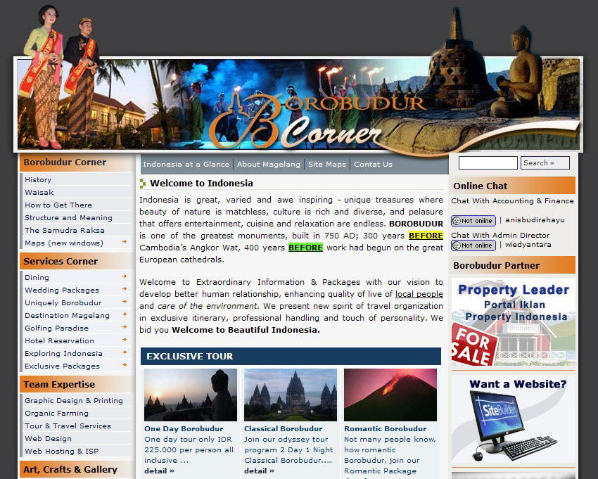 portfolio : Borobudur Corner