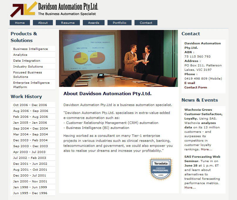 portfolio : Davidson Automation