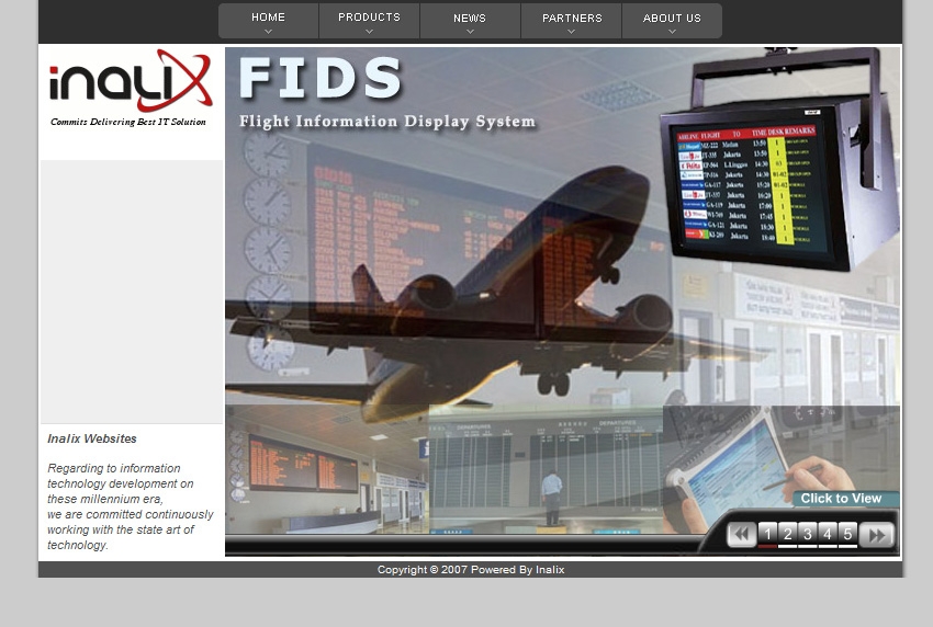 portfolio : Inalix Banner