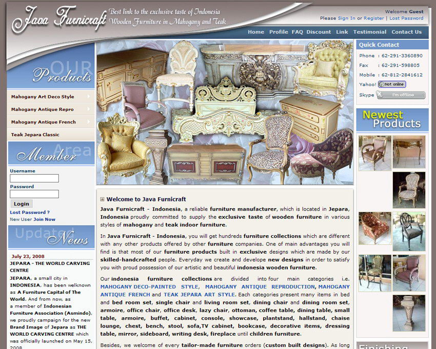 portfolio : Java Furnicraft