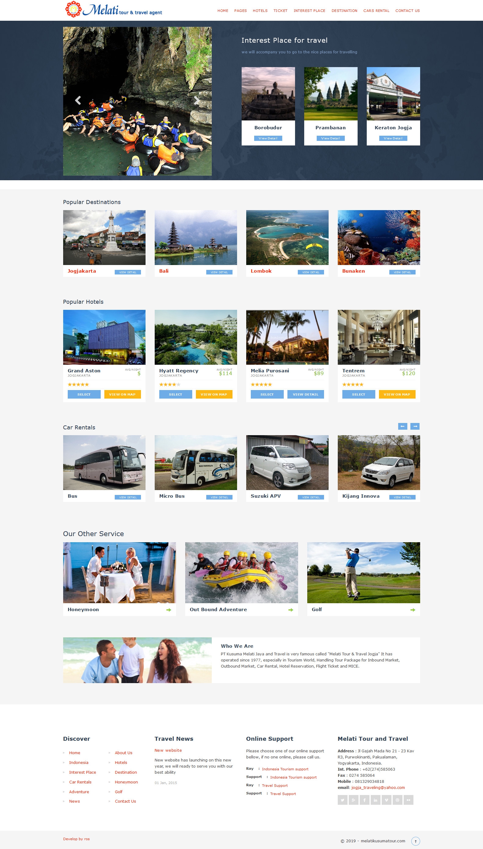 portfolio : Melatikusuma Tour 