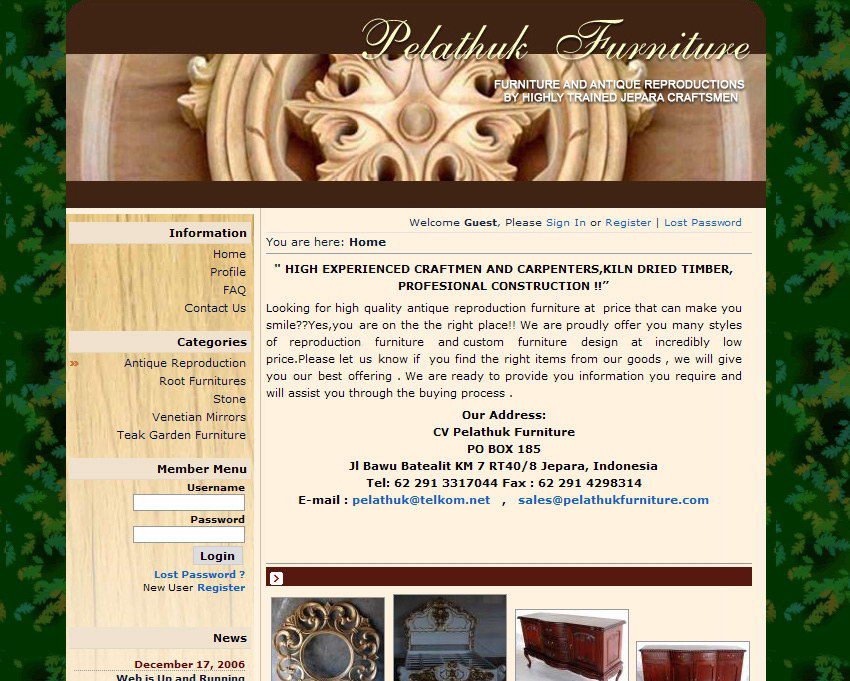 portfolio : Pelathuk Furniture